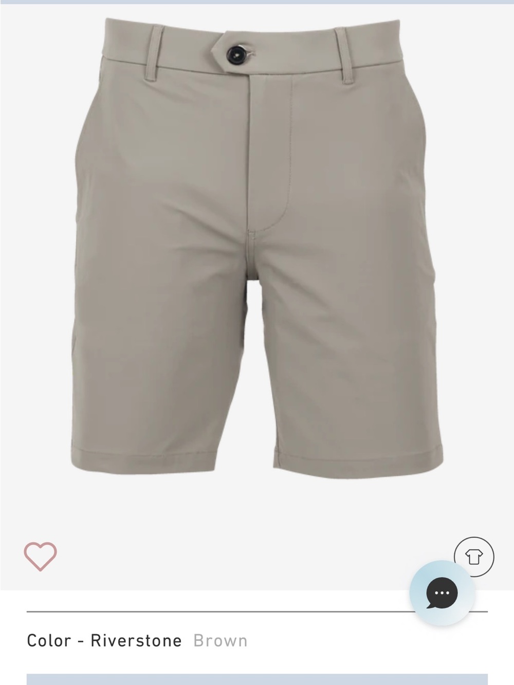 Greyson Riverstone Flat Front Performance Shorts - 8inch
